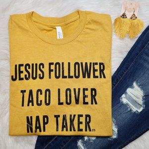 Jesus. Taco. Nap. Graphic Tee